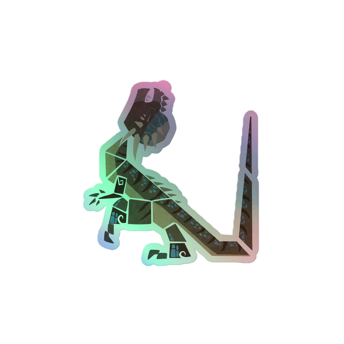 STICKER: Aztec Pachy (holographic) – Primal Carnage Store