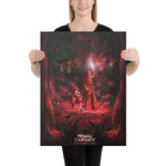 Flare Fright Poster (premium canvas print)