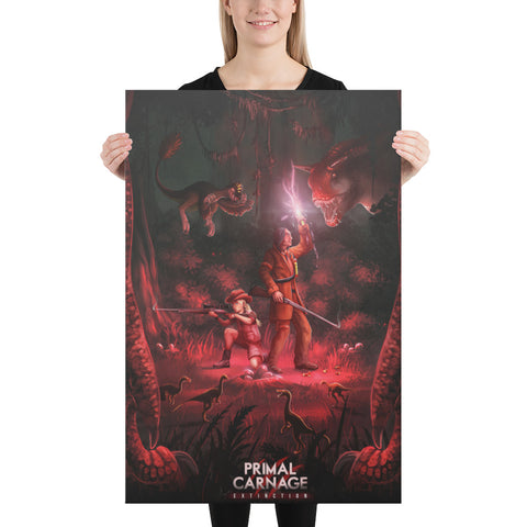 Flare Fright Poster (premium canvas print)