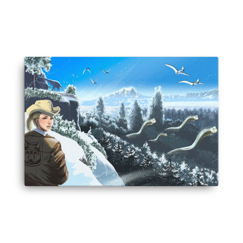 Ruthless Winter (pristine canvas print)