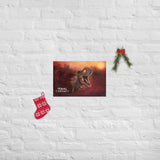 Sunset Rex Portrait (premium semigloss poster)