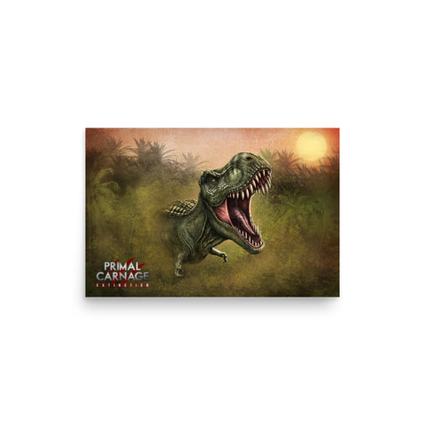 Green Rex (premium semigloss poster)