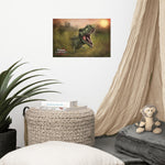 Green Rex (premium semigloss poster)