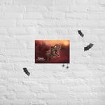 Sunset Rex Portrait (premium semigloss poster)