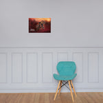 Sunset Rex Portrait (premium semigloss poster)