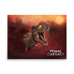 Sunset Rex Portrait (premium semigloss poster)