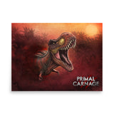 Sunset Rex Portrait (premium semigloss poster)
