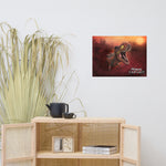 Sunset Rex Portrait (premium semigloss poster)