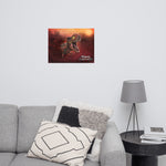 Sunset Rex Portrait (premium semigloss poster)