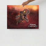 Sunset Rex Portrait (premium semigloss poster)