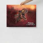 Sunset Rex Portrait (premium semigloss poster)