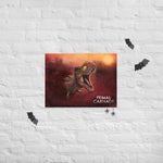 Sunset Rex Portrait (premium semigloss poster)