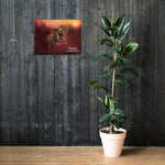 Sunset Rex Portrait (premium semigloss poster)
