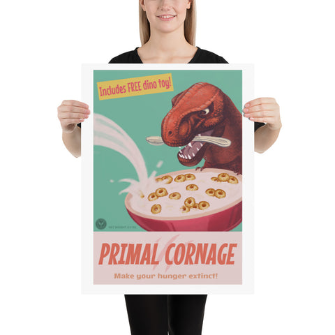 Primal CORNAGE (premium semigloss poster)