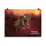 Sunset Rex Portrait (premium semigloss poster)