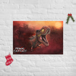 Sunset Rex Portrait (premium semigloss poster)