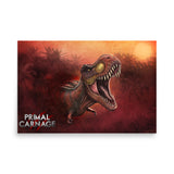 Sunset Rex Portrait (premium semigloss poster)