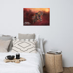 Sunset Rex Portrait (premium semigloss poster)