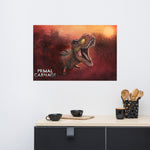 Sunset Rex Portrait (premium semigloss poster)
