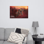 Sunset Rex Portrait (premium semigloss poster)