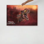 Sunset Rex Portrait (premium semigloss poster)