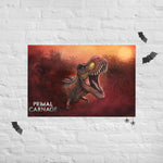 Sunset Rex Portrait (premium semigloss poster)