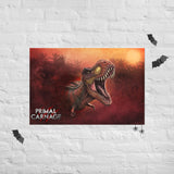 Sunset Rex Portrait (premium semigloss poster)