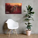 Sunset Rex Portrait (premium semigloss poster)