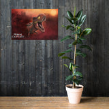 Sunset Rex Portrait (premium semigloss poster)