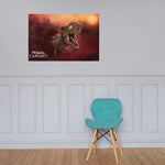 Sunset Rex Portrait (premium semigloss poster)