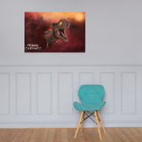 Sunset Rex Portrait (premium semigloss poster)