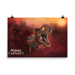 Sunset Rex Portrait (premium semigloss poster)